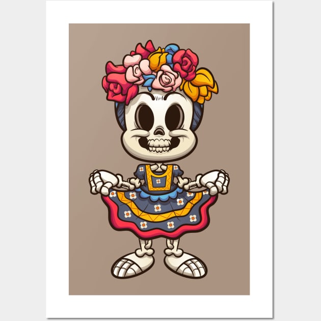 Mexican Catrina Wall Art by memoangeles